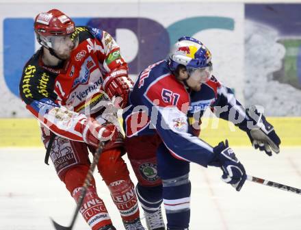 EBEL. Eishockey Bundesliga. KAC gegen EC Salzburg.  Herbert Ratz, (KAC), Matthias trattnig  (Salzburg). Klagenfurt, am 22.3.2009.
Foto: Kuess 

---
pressefotos, pressefotografie, kuess, qs, qspictures, sport, bild, bilder, bilddatenbank