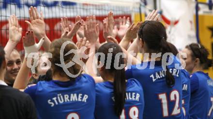 Volleyball Bundesliga. ATSC Wildcats gegen VC Dornbirn. Jubel (Wildcats). Klagenfurt, 19.3.2009
Foto: Kuess

---
pressefotos, pressefotografie, kuess, qs, qspictures, sport, bild, bilder, bilddatenbank