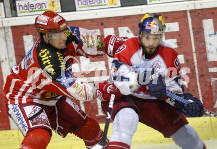 EBEL. Eishockey Bundesliga. KAC gegen EC Salzburg.  Kirk Furey, (KAC), Tomas Koch (Salzburg). Klagenfurt, am 26.3.2009.
Foto: Kuess 

---
pressefotos, pressefotografie, kuess, qs, qspictures, sport, bild, bilder, bilddatenbank