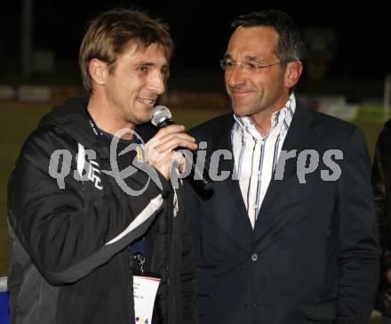 Fussball Testspiel. Nationalteam Oesterreich gegen AKA Austria Kaernten U19. Buergermeister Gerhard Seifried. Wolfsberg, am 27.3.2009.
Foto: Kuess
---
pressefotos, pressefotografie, kuess, qs, qspictures, sport, bild, bilder, bilddatenbank