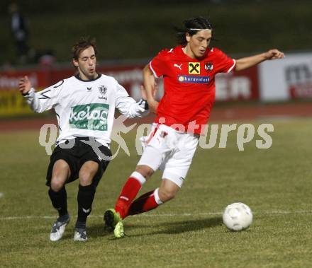 Fussball Testspiel. Nationalteam Oesterreich gegen AKA Austria Kaernten U19. Yasin Pehlivan (Nationalteam). Wolfsberg, am 27.3.2009.
Foto:Kuess

---
pressefotos, pressefotografie, kuess, qs, qspictures, sport, bild, bilder, bilddatenbank