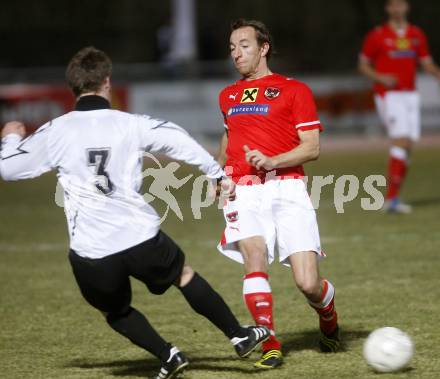 Fussball Testspiel. Nationalteam Oesterreich gegen AKA Austria Kaernten U19. Manuel Ortlechner. (Nationalteam). Wolfsberg, am 27.3.2009.
Foto:Kuess

---
pressefotos, pressefotografie, kuess, qs, qspictures, sport, bild, bilder, bilddatenbank