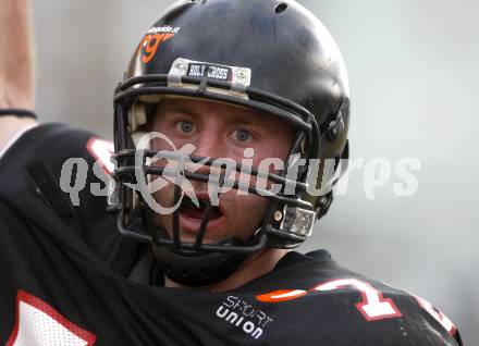 American Football. Interliga.  Carinthian Black Lions gegen Danube Dragons. Ryan Mc Guire (Lions). Klagenfurt, am 28.3.2009.
Foto: Kuess

---
pressefotos, pressefotografie, kuess, qs, qspictures, sport, bild, bilder, bilddatenbank