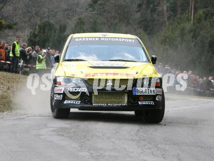 Motorsport. Lavanttal Rallye. Hermann Gassner jun., Kathi Wuestenhagen  (D). Wolfsberg, am 27.3.2009.
Foto: Kuess
---
pressefotos, pressefotografie, kuess, qs, qspictures, sport, bild, bilder, bilddatenbank