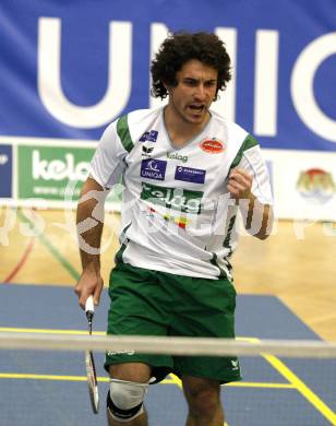 Badminton Bundesliga. ASKOE Kelag Kaernten gegen Traun. Nejc Boljka (Kelag). Klagenfurt, am 28.3.2009.
Foto: Kuess
---
pressefotos, pressefotografie, kuess, qs, qspictures, sport, bild, bilder, bilddatenbank