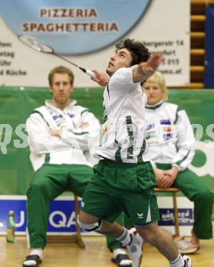 Badminton Bundesliga. ASKOE Kelag Kaernten gegen Traun. Nejc Boljka (Kelag). Klagenfurt, am 28.3.2009.
Foto: Kuess
---
pressefotos, pressefotografie, kuess, qs, qspictures, sport, bild, bilder, bilddatenbank