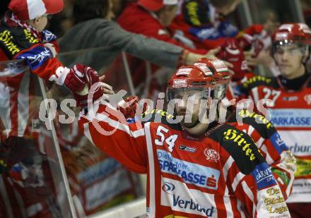 EBEL. Eishockey Bundesliga. KAC gegen EC Salzburg.  Andrew Schneider (KAC). Klagenfurt, am 31.3.2009.
Foto: Kuess 

---
pressefotos, pressefotografie, kuess, qs, qspictures, sport, bild, bilder, bilddatenbank