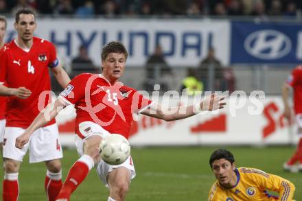 Fussball WM Qualifikationsspiel. Oessterreich gegen Rumaenien. Sebastian Proedl (Oesterreich). Hypo Group Arena, Klagenfurt, am 1.4. 2009.
Foto: Kuess

---
pressefotos, pressefotografie, kuess, qs, qspictures, sport, bild, bilder, bilddatenbank