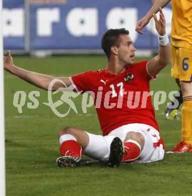 Fussball WM Qualifikationsspiel. Oessterreich gegen Rumaenien. Stefan Maierhofer (Oesterreich). Hypo Group Arena, Klagenfurt, am 1.4. 2009.
Foto: Kuess

---
pressefotos, pressefotografie, kuess, qs, qspictures, sport, bild, bilder, bilddatenbank