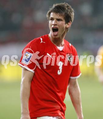 Fussball WM Qualifikationsspiel. Oessterreich gegen Rumaenien. Paul Schiemer(Oesterreich). Hypo Group Arena, Klagenfurt, am 1.4. 2009.
Foto: Kuess

---
pressefotos, pressefotografie, kuess, qs, qspictures, sport, bild, bilder, bilddatenbank