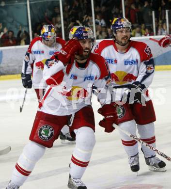 EBEL. Eishockey Bundesliga. EC Red Bull Salzburg gegen  KAC. Torjubel Salzburg. Salzburg, am 2.4.2009.
Foto: Kuess 

---
pressefotos, pressefotografie, kuess, qs, qspictures, sport, bild, bilder, bilddatenbank