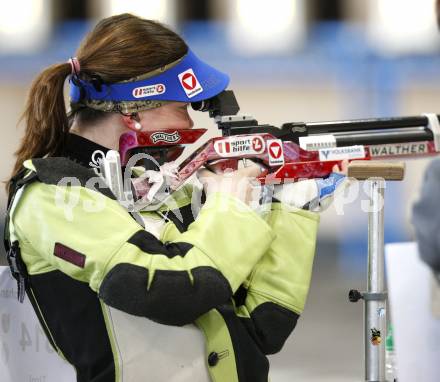 Schiessen Luftgewehr. Oesterreichische Meisterschaft. Stephanie Obermoser. Wolfsberg, am 4.4.2009.
Foto: Kuess

---
pressefotos, pressefotografie, kuess, qs, qspictures, sport, bild, bilder, bilddatenbank