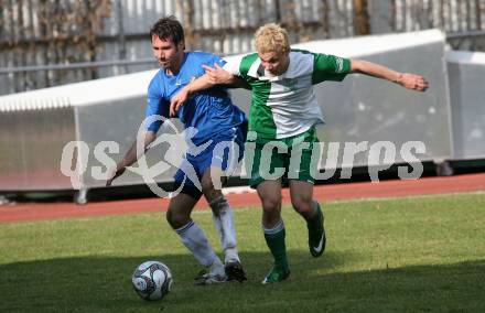 Fussball Kaerntner Liga. VSV gegen Landskron. Ramusch Mario (VSV), Debriacher Dominik (Landskron). Villach, am 4.4. 2009.
Foto: Kuess

---
pressefotos, pressefotografie, kuess, qs, qspictures, sport, bild, bilder, bilddatenbank