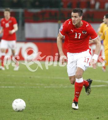 Fussball WM Qualifikationsspiel. Oesterreich gegen Rumaenien. Stefan Maierhofer (Oesterreich). Hypo Group Arena, Klagenfurt, am 1.4. 2009.
Foto: Kuess

---
pressefotos, pressefotografie, kuess, qs, qspictures, sport, bild, bilder, bilddatenbank