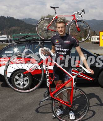 Radsport. Praesentation Radteam Focus Voelkermarkt. Markus Goetz. Griffen, am 4.4.2009.
Foto: Kuess

---
pressefotos, pressefotografie, kuess, qs, qspictures, sport, bild, bilder, bilddatenbank