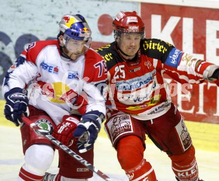 EBEL. Eishockey Bundesliga. KAC gegen EC Salzburg.  FUREY Kirk (KAC), SCALZO Mario (Salzburg). Klagenfurt, am 5.4.2009.
Foto: Kuess 

---
pressefotos, pressefotografie, kuess, qs, qspictures, sport, bild, bilder, bilddatenbank