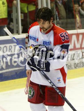 EBEL. Eishockey Bundesliga. KAC gegen EC Salzburg. Enttaeuscht MCDONOUGH Ryan Thomas. Klagenfurt, am 5.4.2009.
Foto: Kuess 

---
pressefotos, pressefotografie, kuess, qs, qspictures, sport, bild, bilder, bilddatenbank