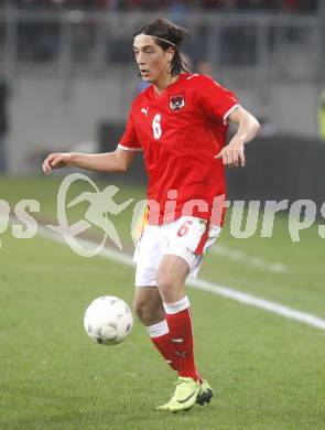 Fussball WM Qualifikationsspiel. Oesterreich gegen Rumaenien. Yasin Pehlivan (Oesterreich). Hypo Group Arena, Klagenfurt, am 1.4. 2009.
Foto: Kuess

---
pressefotos, pressefotografie, kuess, qs, qspictures, sport, bild, bilder, bilddatenbank