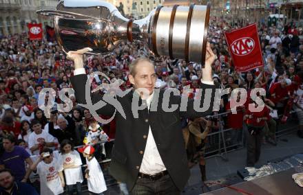 EBEL. Eishockey Bundesliga. KAC Meisterfeier. Jeffrey Tory. Klagenfurt, am 7.4.2009.
Foto: Kuess 

---
pressefotos, pressefotografie, kuess, qs, qspictures, sport, bild, bilder, bilddatenbank