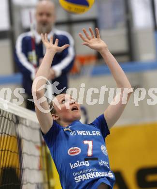 Volleyball. ATSC Wildcats gegen SVS Post. Lauren Evans (Wildcats). Klagenfurt, 9.4.2009.
Foto: Kuess 

---
pressefotos, pressefotografie, kuess, qs, qspictures, sport, bild, bilder, bilddatenbank