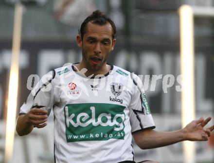 Fussball. Tipp3-Bundesliga. SK Austria Kelag Kaernten gegen LASK Linz. Christian Prawda (Austria Kaernten). Klagenfurt, 11.4.2009. 
Foto: Kuess

---
pressefotos, pressefotografie, kuess, qs, qspictures, sport, bild, bilder, bilddatenbank