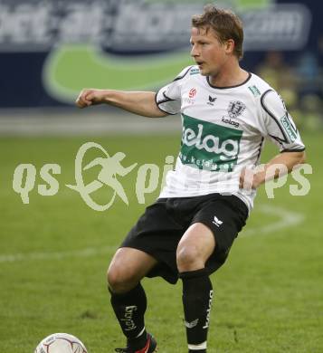 Fussball. Tipp3-Bundesliga. SK Austria Kelag Kaernten gegen LASK Linz. Thomas Riedl (Austria Kaernten). Klagenfurt, 11.4.2009. 
Foto: Kuess

---
pressefotos, pressefotografie, kuess, qs, qspictures, sport, bild, bilder, bilddatenbank