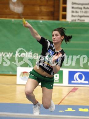 Badminton Bundesliga. ASKOE Kelag Kaernten gegen Traun. Gabi Banova (Kaernten). Klagenfurt, am 28.3.2009.
Foto: Kuess
---
pressefotos, pressefotografie, kuess, qs, qspictures, sport, bild, bilder, bilddatenbank