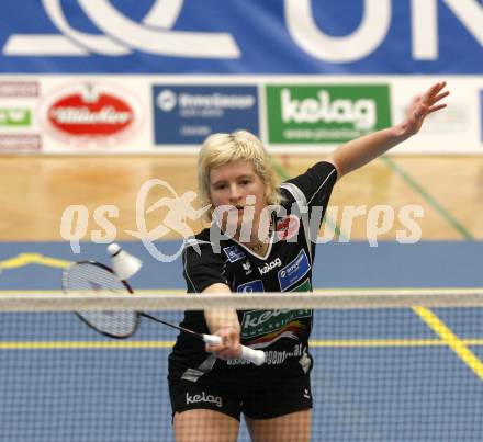 Badminton Bundesliga. ASKOE Kelag Kaernten gegen Traun. Maja Kersnik (Kaernten). Klagenfurt, am 28.3.2009.
Foto: Kuess
---
pressefotos, pressefotografie, kuess, qs, qspictures, sport, bild, bilder, bilddatenbank