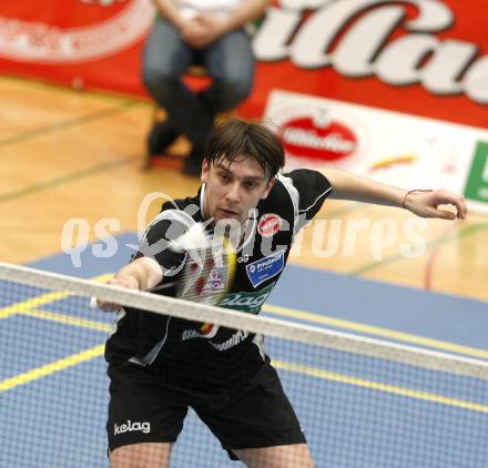 Badminton Bundesliga. ASKOE Kelag Kaernten gegen Traun. Vladimir Metodiev (Kaernten). Klagenfurt, am 28.3.2009.
Foto: Kuess
---
pressefotos, pressefotografie, kuess, qs, qspictures, sport, bild, bilder, bilddatenbank