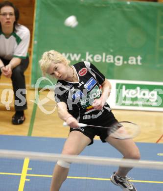 Badminton Bundesliga. ASKOE Kelag Kaernten gegen Traun. Maja Kersnik (Kaernten). Klagenfurt, am 28.3.2009.
Foto: Kuess
---
pressefotos, pressefotografie, kuess, qs, qspictures, sport, bild, bilder, bilddatenbank