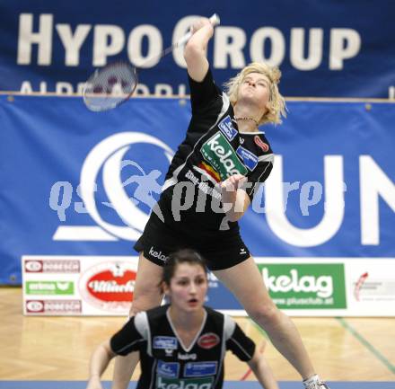 Badminton Bundesliga. ASKOE Kelag Kaernten gegen Traun. Maja Kersnik, Gabi Banova (Kaernten). Klagenfurt, am 28.3.2009.
Foto: Kuess
---
pressefotos, pressefotografie, kuess, qs, qspictures, sport, bild, bilder, bilddatenbank