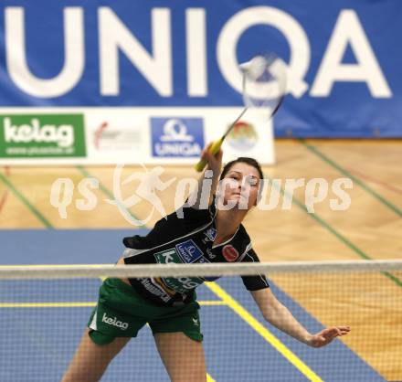 Badminton Bundesliga. ASKOE Kelag Kaernten gegen Traun. Gabi Banova (Kaernten). Klagenfurt, am 28.3.2009.
Foto: Kuess
---
pressefotos, pressefotografie, kuess, qs, qspictures, sport, bild, bilder, bilddatenbank