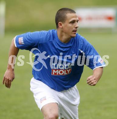 Fussball. Unterliga Ost. Koettmannsdorf gegen Ludmannsdorf. Primig Rene (Koettmannsdorf). Koettmannsdorf, 19.4.2009. 
Foto: Kuess

---
pressefotos, pressefotografie, kuess, qs, qspictures, sport, bild, bilder, bilddatenbank