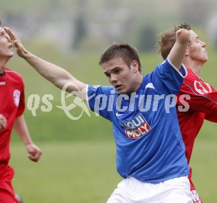 Fussball. Unterliga Ost. Koettmannsdorf gegen Ludmannsdorf. Poeck Martin (Koettmannsdorf). Koettmannsdorf, 19.4.2009. 
Foto: Kuess

---
pressefotos, pressefotografie, kuess, qs, qspictures, sport, bild, bilder, bilddatenbank