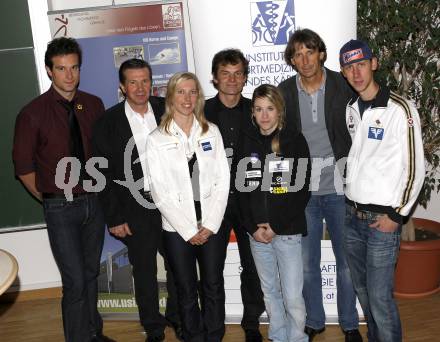 Sportpsychologischer Tag am der UNI Klagenfurt. Markus Rogan, Karl Schnabl, Marion Kreiner, Thomas Brandauer, Maja Vidmar, Franz Preiml, Martin Koch. Klagenfurt, am 24.4.2009.
Foto: Kuess 
---
pressefotos, pressefotografie, kuess, qs, qspictures, sport, bild, bilder, bilddatenbank