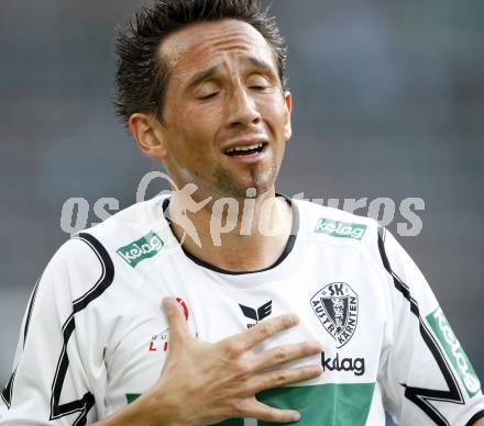 Fussball. Tipp3-Bundesliga. SK Austria Kelag Kaernten gegen SCR Altach. Matthias Dollinger (Austria Kaernten). Klagenfurt, 25.4.2009. 
Foto: Kuess

---
pressefotos, pressefotografie, kuess, qs, qspictures, sport, bild, bilder, bilddatenbank