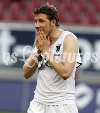 Fussball. Tipp3-Bundesliga. SK Austria Kelag Kaernten gegen SCR Altach. Schumacher (Austria Kaernten). Klagenfurt, 25.4.2009. 
Foto: Kuess

---
pressefotos, pressefotografie, kuess, qs, qspictures, sport, bild, bilder, bilddatenbank