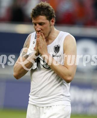 Fussball. Tipp3-Bundesliga. SK Austria Kelag Kaernten gegen SCR Altach. Schumacher (Austria Kaernten). Klagenfurt, 25.4.2009. 
Foto: Kuess

---
pressefotos, pressefotografie, kuess, qs, qspictures, sport, bild, bilder, bilddatenbank