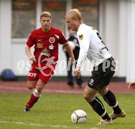 Fussball Regionalliga, WAC/St. Andrae gegen Voitsberg. Witteveen David (WAC), Zoisl Werner (Voitsberg). Wolfsberg, 30.4.2009. 
Foto: Kuess

---
pressefotos, pressefotografie, kuess, qs, qspictures, sport, bild, bilder, bilddatenbank