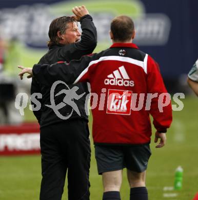 Fussball. Tipp3-Bundesliga. SK Austria Kelag Kaernten  gegen Kapfenberger SV. Trainer Frenkie Schinkels,  (Austria Kaernten). Klagenfurt, 9.5.2009. 
Foto: Kuess

---
pressefotos, pressefotografie, kuess, qs, qspictures, sport, bild, bilder, bilddatenbank