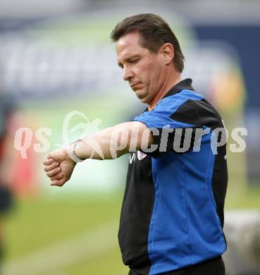 Fussball. Tipp3-Bundesliga. SK Austria Kelag Kaernten  gegen Kapfenberger SV. Trainer Werner Gregoritsch (Kapfenberg). Klagenfurt, 9.5.2009. 
Foto: Kuess

---
pressefotos, pressefotografie, kuess, qs, qspictures, sport, bild, bilder, bilddatenbank