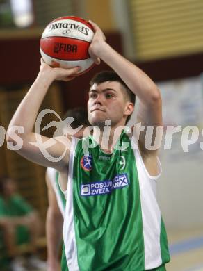 Basketball Kaerntner Liga. Finale. Woerthersee Piraten gegen KOS. Jan Mozina (KOS). Klagenfurt, am 10.5.2009.
Foto: Kuess
---
pressefotos, pressefotografie, kuess, qs, qspictures, sport, bild, bilder, bilddatenbank