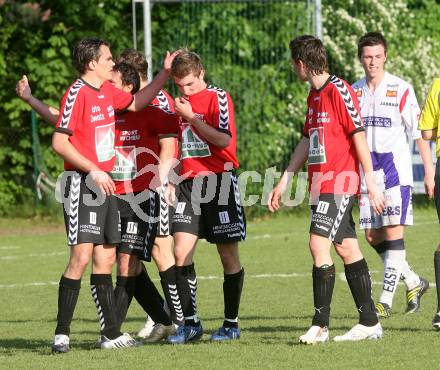 Fussball Regionalliga. SAK gegen SV Feldkirchen. Torjubel (Feldkirchen). Klagenfurt, am 16.5.2009.
Foto: Kuess
---
pressefotos, pressefotografie, kuess, qs, qspictures, sport, bild, bilder, bilddatenbank