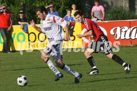 Fussball Regionalliga. SAK gegen SV Feldkirchen. Edmir Edo Adilovic (SAK), Latif Bisanovic (Feldkirchen). Klagenfurt, am 16.5.2009.
Foto: Kuess
---
pressefotos, pressefotografie, kuess, qs, qspictures, sport, bild, bilder, bilddatenbank