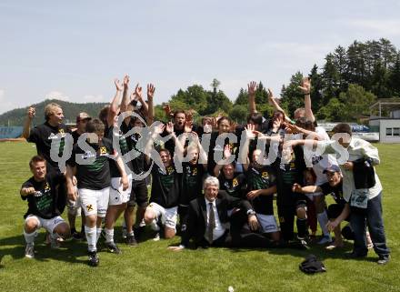 Fussball. Kaerntner Liga. SV ASKÖ Sittersdorf gegen SC St. Stefan/Lav., Jubel Meister St. Stefan/Lav.. Sittersdorf, 21.5.2009. 
Foto: Kuess

---
pressefotos, pressefotografie, kuess, qs, qspictures, sport, bild, bilder, bilddatenbank