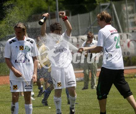 Fussball. Kaerntner Liga. SV ASKÖ Sittersdorf gegen SC St. Stefan/Lav., Jubel Meister St. Stefan/Lav.. Sittersdorf, 21.5.2009. 
Foto: Kuess

---
pressefotos, pressefotografie, kuess, qs, qspictures, sport, bild, bilder, bilddatenbank