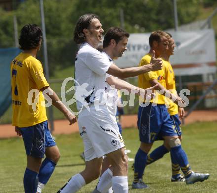 Fussball. Kaerntner Liga. SV ASKÖ Sittersdorf gegen SC St. Stefan/Lav., Torjubel Scheucher Guenther (St. Stefan). Sittersdorf, 21.5.2009. 
Foto: Kuess

---
pressefotos, pressefotografie, kuess, qs, qspictures, sport, bild, bilder, bilddatenbank