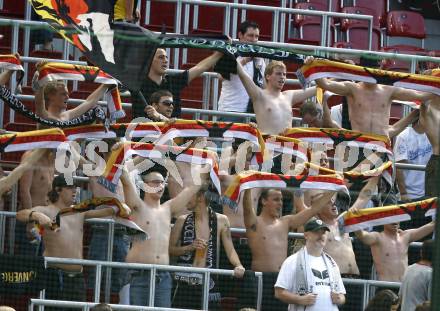 Fussball. Tipp3-Bundesliga. SK Austria Kelag Kaernten gegen SV Josko Ried. Fans (Austria Kaernten).  Klagenfurt, 21.5.2009. 
Foto: Kuess

---
pressefotos, pressefotografie, kuess, qs, qspictures, sport, bild, bilder, bilddatenbank