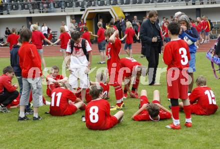 Fussball. Schuelerliga Finale. Spiel um Platz 1.  BG Lerchenfeld gegen SHS Spittal/Drau. Enttaeuschung. Wolfsberg, am 4.6.2009.
Foto: Kuess
---
pressefotos, pressefotografie, kuess, qs, qspictures, sport, bild, bilder, bilddatenbank