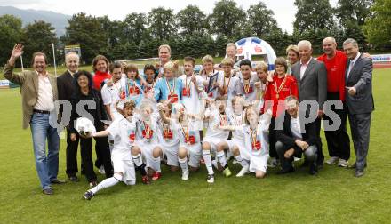 Fussball. Schuelerliga Finale. Spiel um Platz 1.  BG Lerchenfeld gegen SHS Spittal/Drau. Jubel (SHS Spittal). Wolfsberg, am 4.6.2009.
Foto: Kuess
---
pressefotos, pressefotografie, kuess, qs, qspictures, sport, bild, bilder, bilddatenbank